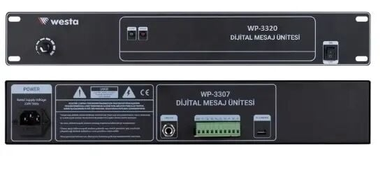 WESTA WP-3320 -10 Kontak Acil Anons Mesaj Kayıt Ünitesi