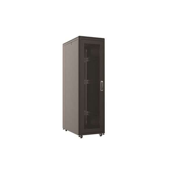AGER 26U 800x1000mm Dikili Tip Siyah Kabinet Vega AG-VB26U8010S1-BAAA-A-M1 Cam Kapak