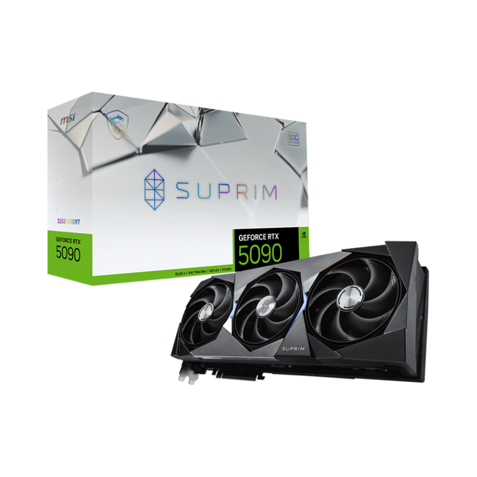 MSI RTX5090 32GB SUPRIM SOC GDDR7 512bit HDMI 3X DP PCIe 5.0