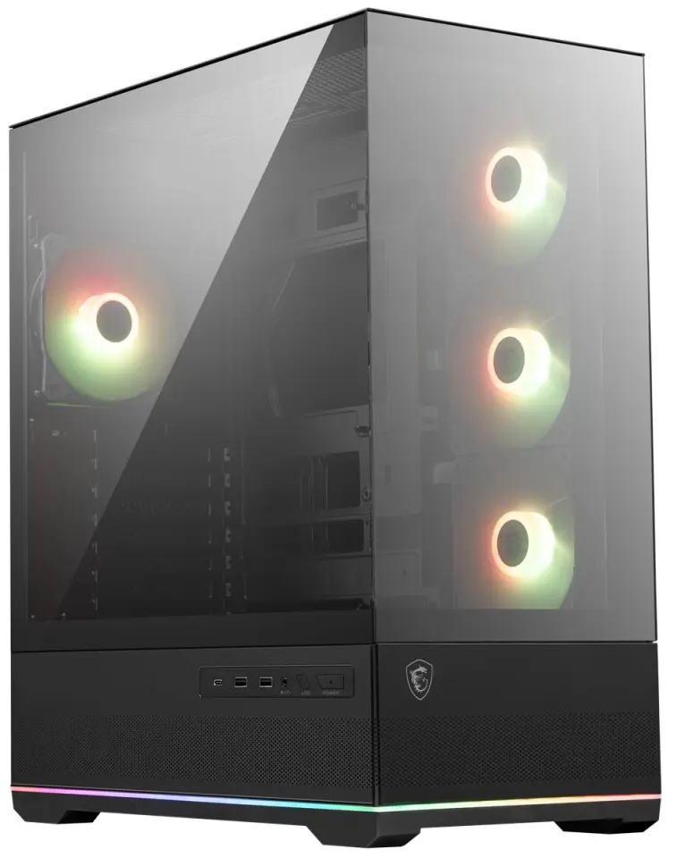 MSI MAG PANO 110R PZ ARGB ATX Siyah Mid Tower Kasa PSU YOK