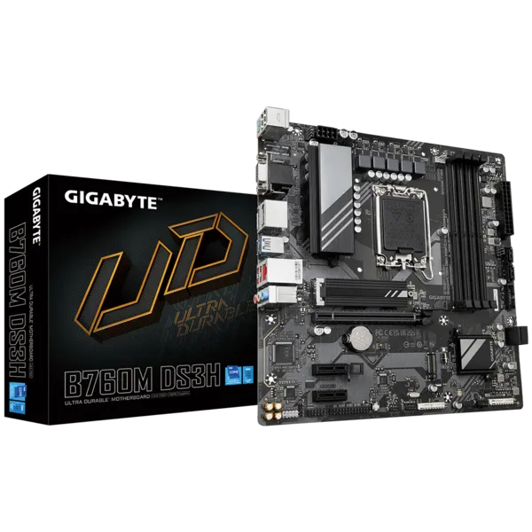 GIGABYTE B760M DS3H DDR5 HDMI DP PCIE 4.0 1700p mATX