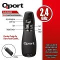 Qport Q-Sun400 Usb Kırmızı Lazerli Sunum Kumandası(Presenter)