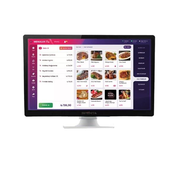 SPENTA 21.5'' Dokunmatik SP-215I CORE i5 8GB RAM- 128GB SSD- FDOS POS PC