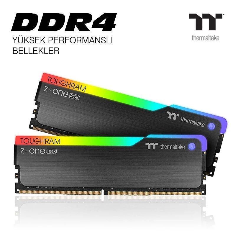 THERMALTAKE 16GB (2X 8GB) DDR4 3200MHZ DUAL KIT PC RAM TOUGHRAM Z-ONE BT-R019D408GX2-3200C16A