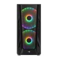 AEROCOOL NIGHTHAWK DUO AE-NGHTHWKD Powersız Gaming Mid-Tower PC Kasası Siyah