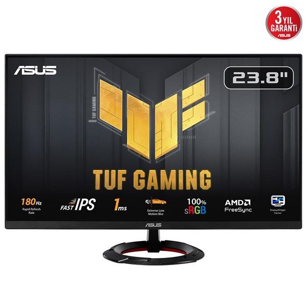 ASUS 23.8'' FAST IPS TUF GAMING VG249Q3R 1MS 180HZ HDMI-DP GAMING MONİTÖR