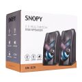 SNOPY SN-X25 1+1 USB Siyah 6w Hoparlör RGB Ledli