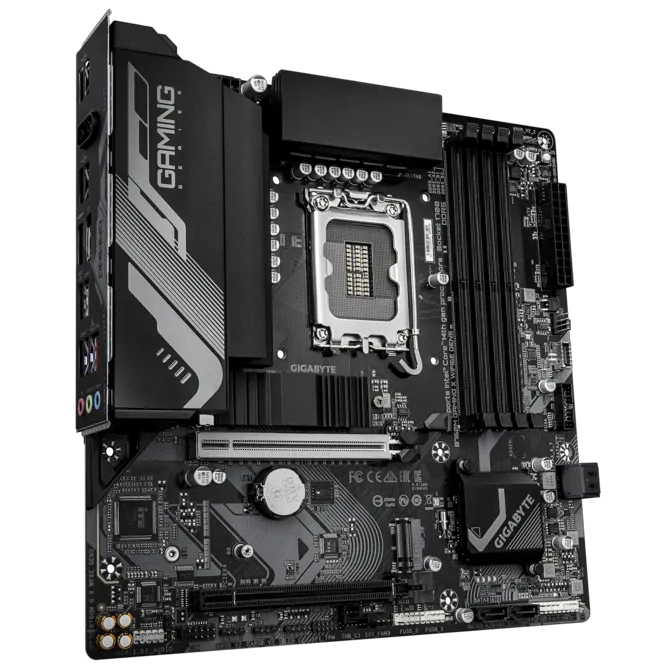 GIGABYTE B760M GAMING X AX WIFI-6E DDR5 HDMI DP PCIE 4.0 1700p ATX