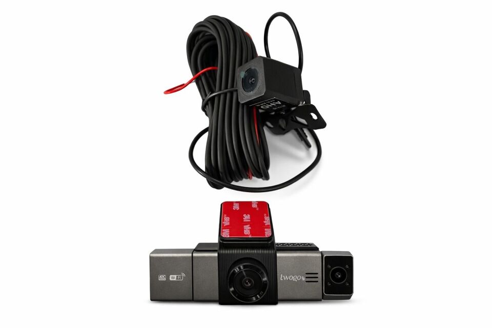 TWOGO GO-İX13 3.2'' Ekran Üç Kameralı Araç İçi Kamera (İK33L)