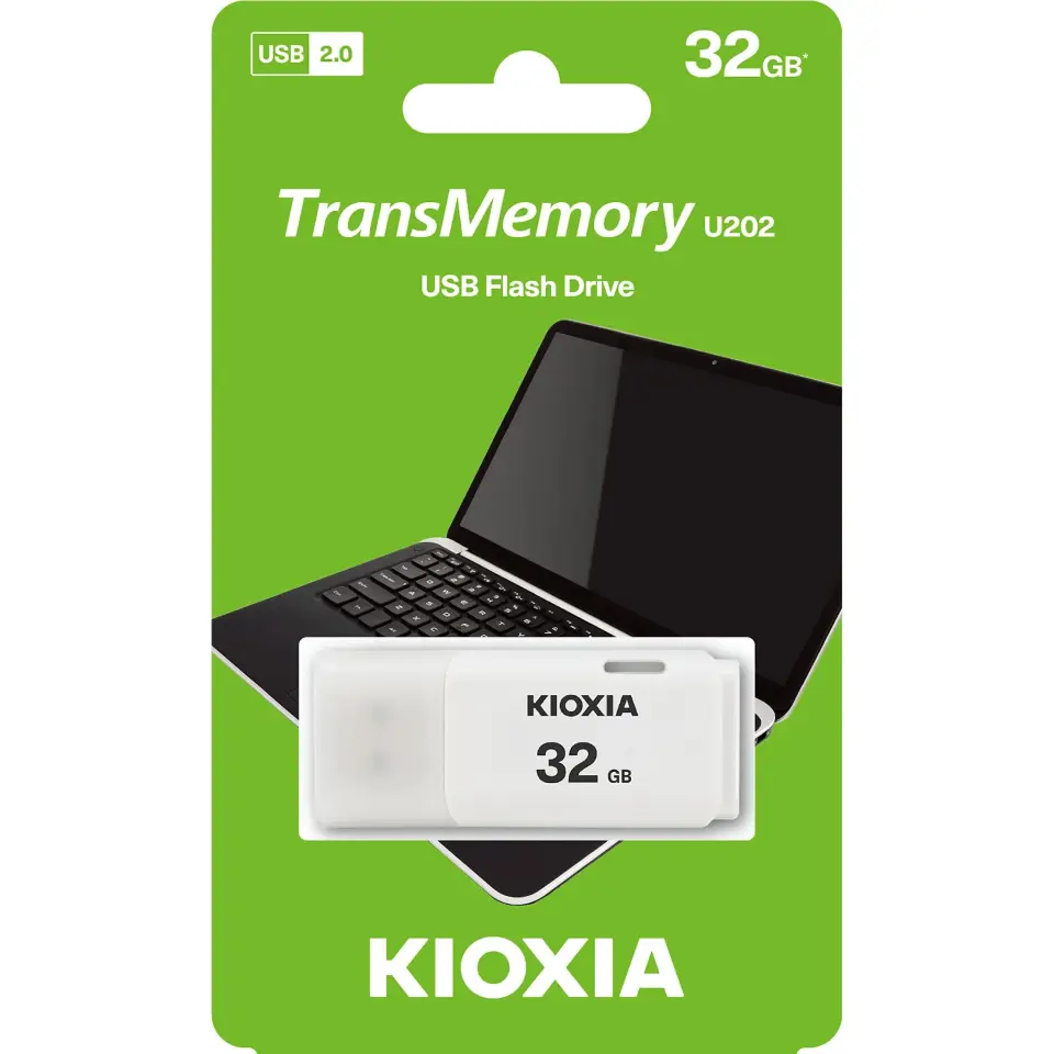 32 GB KIOXIA U202 USB 2.0 BEYAZ LU202W032GG4