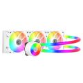 RAMPAGE 360MM ICEBLADE C8 RGB AM5-1700P SIVI SOĞUTMALI İŞLEMCİ FANI BEYAZ
