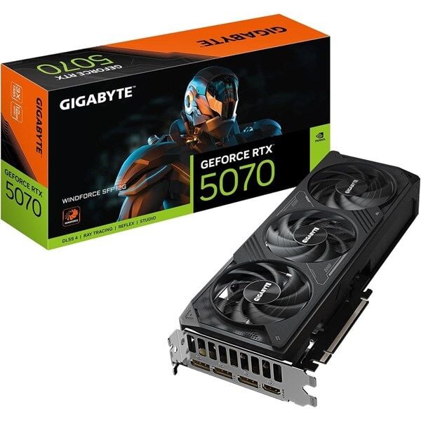GIGABYTE RTX5070 12GB SFF GV-N5070WF3-12GD GDDR7 192bit HDMI DP PCIe 5.0