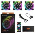 DF CF11 PRO 3pin A-RGB 3x12cm Fan Kit (3''lü)