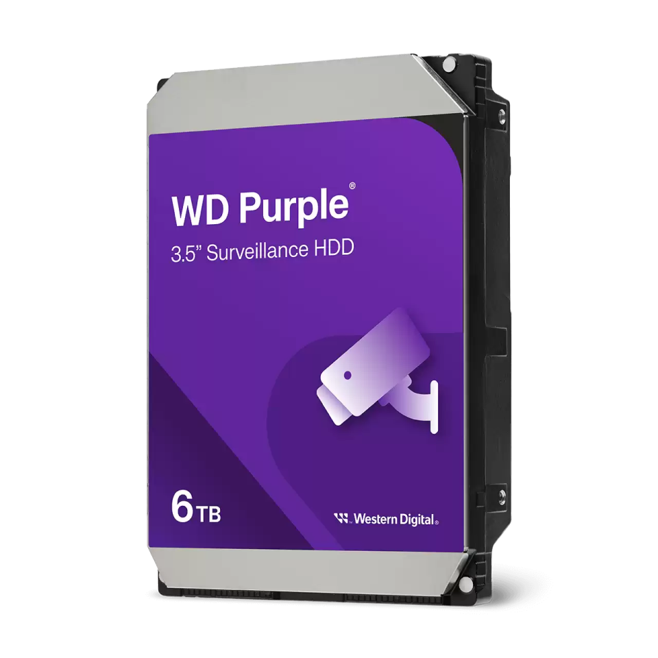 WD 3.5'' 6TB PURPLE WD64PURZ 5700 RPM 256MB SATA-3 Güvenlik Diski