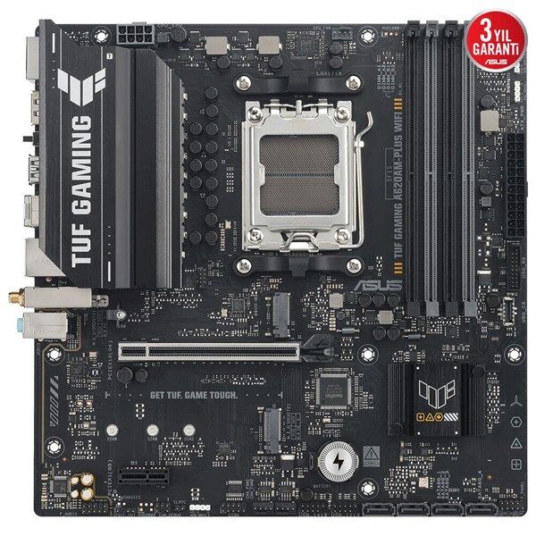ASUS TUF GAMING A620AM-PLUS WIFI6 DDR5 HDMI-DP PCIE 4.0 AM5 MATX