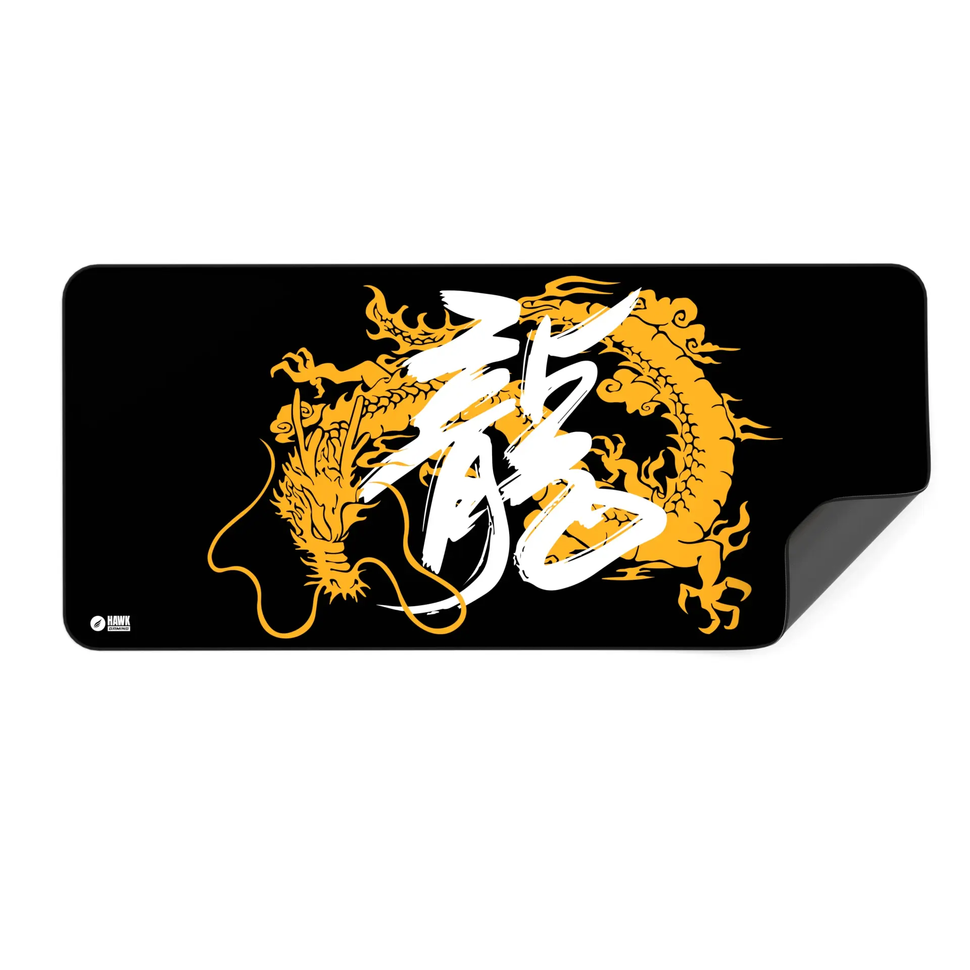 HAWK HWK-DRG-YLW9040 YELLOW DRAGON 90X40 MOUSE PAD