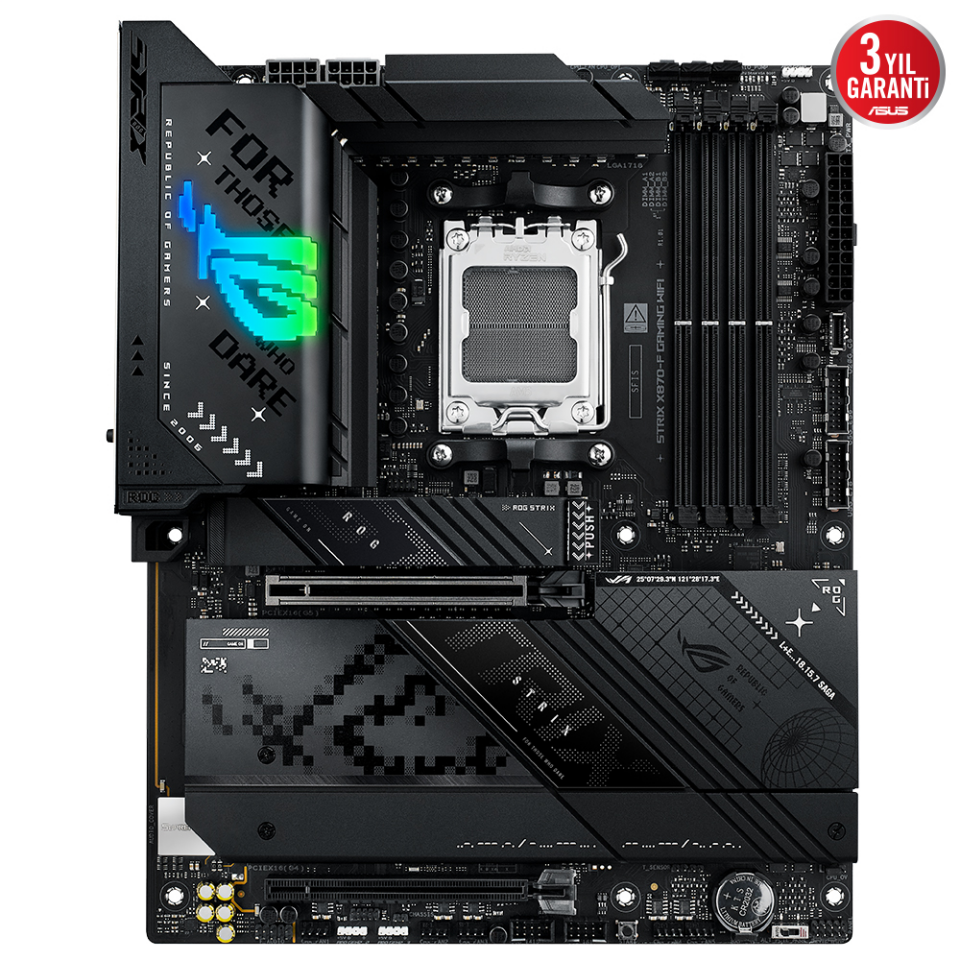 ASUS ROG STRIX X870-F GAMING WIFI7 DDR5 HDMI-DP TYPEC PCIE 5.0 AM5 ATX