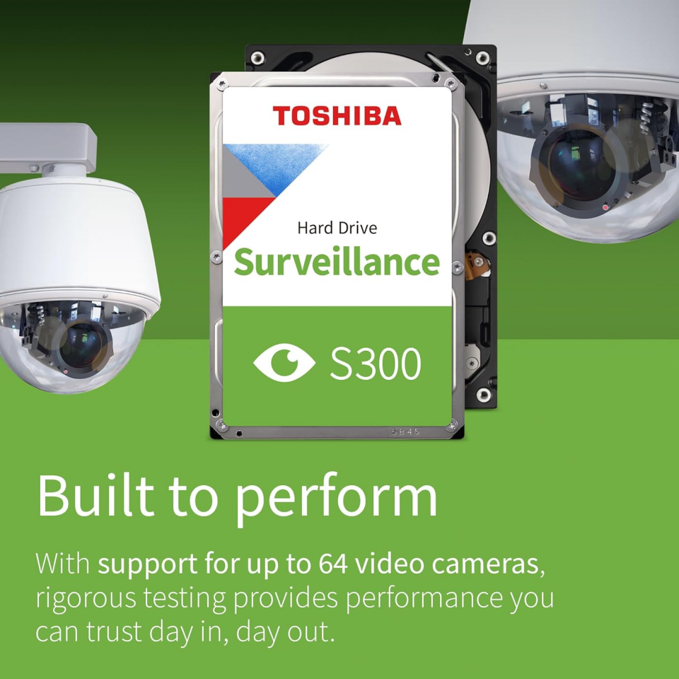 TOSHIBA 2TB 3.5'' S300 HDWT720UZSVA 128MB SATA-3 Güvenlik Diski