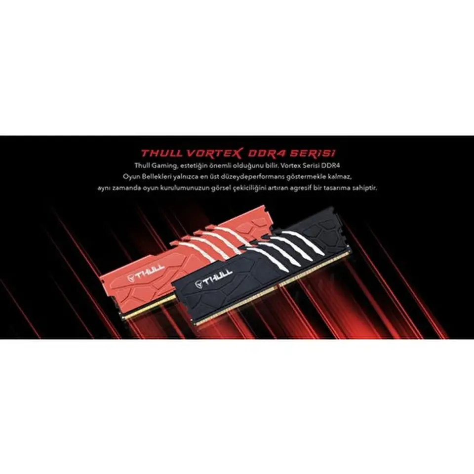 THULL 16GB DDR4 3200MHZ CL22 PC RAM VORTEX THL-PCVTX25600D4-16G-B