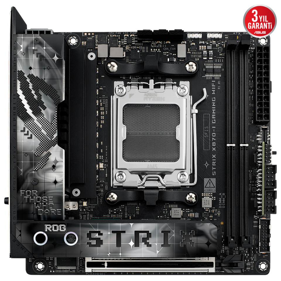 ASUS ROG STRIX X870-I GAMING WIFI7 DDR5 HDMI-DP TYPEC PCIE 5.0 AM5 mITX