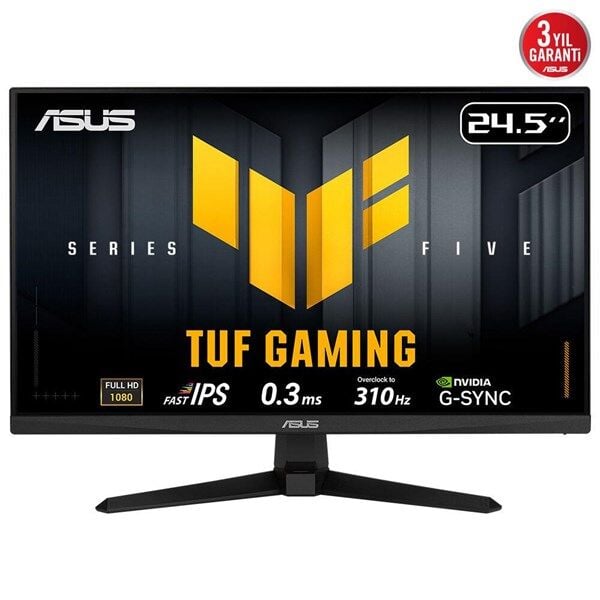 ASUS 24.5'' FAST IPS TUF GAMING VG259QMR5A 0.3MS 310Hz HDMI-DP Gaming Monitör (1920 X 1080)
