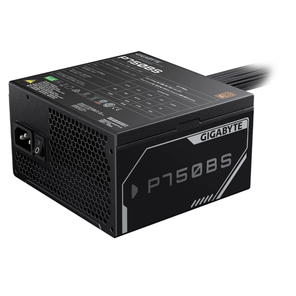 GIGABYTE 750W 80+ BRONZE GP-P750BS 12cm Fanlı APFC Power Supply