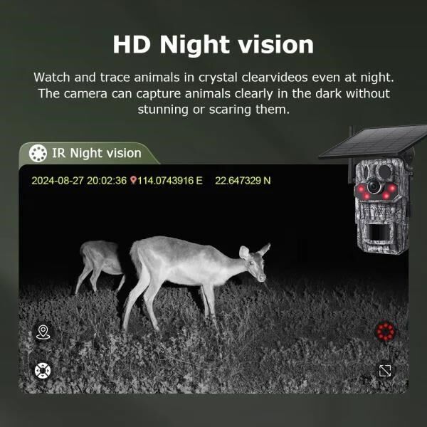 AVENIR 3MP Gps Black Light 4G Kamuflaj Fotokapan Solar Kamera AV-S443H