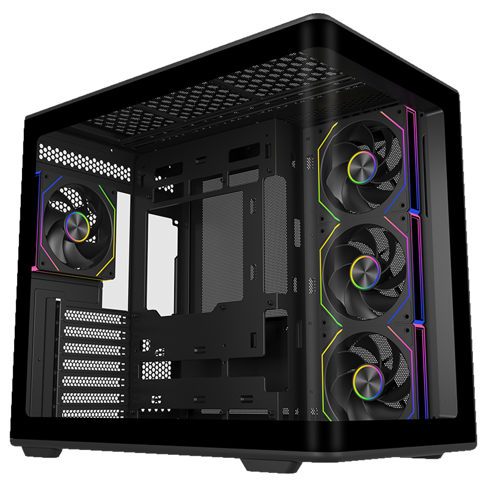 Cooler Master Elite 600 Curve TG Siyah 850W 80+Gold Gen5 ARGB Mid Tower Kasa