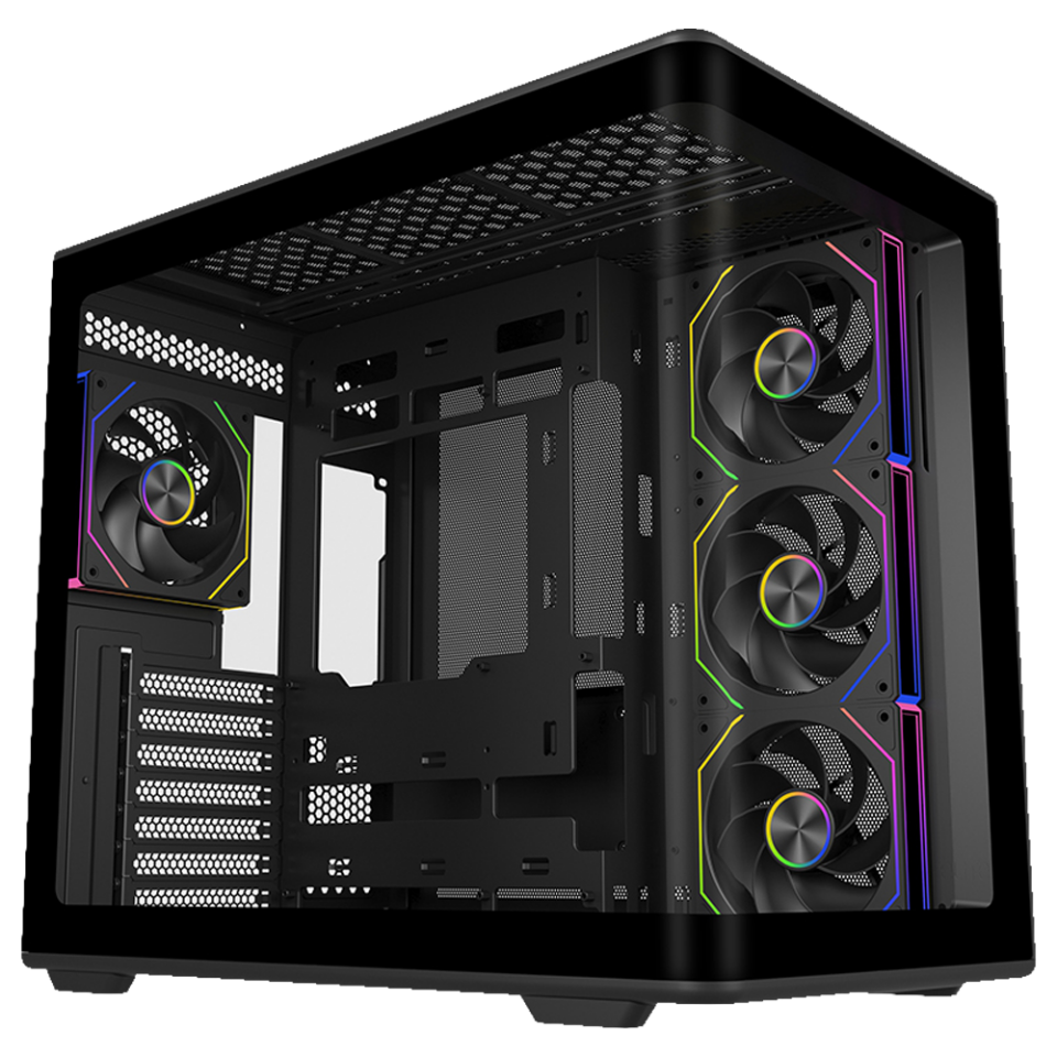 Cooler Master Elite 600 Curve TG Siyah 850W 80+Gold Gen5 ARGB Mid Tower Kasa