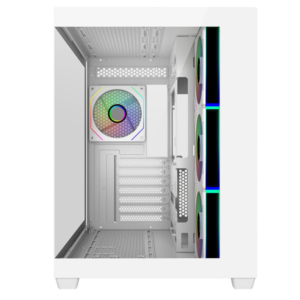 Cooler Master Elite 681 TG Beyaz 850W 80+Gold Gen5 ARGB Mid Tower Kasa