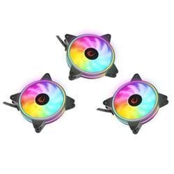 Rampage COOLWIND F3 3*12cm ARGB Fan + Kumanda 1200RPM Gaming Oyuncu Kasa Fan Kiti