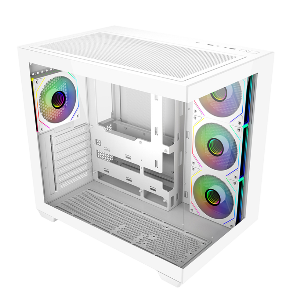 Cooler Master Elite 681 TG Beyaz 850W 80+Gold Gen5 ARGB Mid Tower Kasa