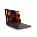 MSI 16'' QHD VECTOR 16 HX AI A2XWIG-090XTR ULTRA 9 275Hx-24GB DDR5 RAM-16GB RTX5080-1TB NVME-FDOS 240HZ