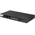 DRAYTEK 16port Vigor Switch PQ2200xb 2.5 Gigabit 4-SFP 10GbE 400W Full PoE Yönetilebilir Switch