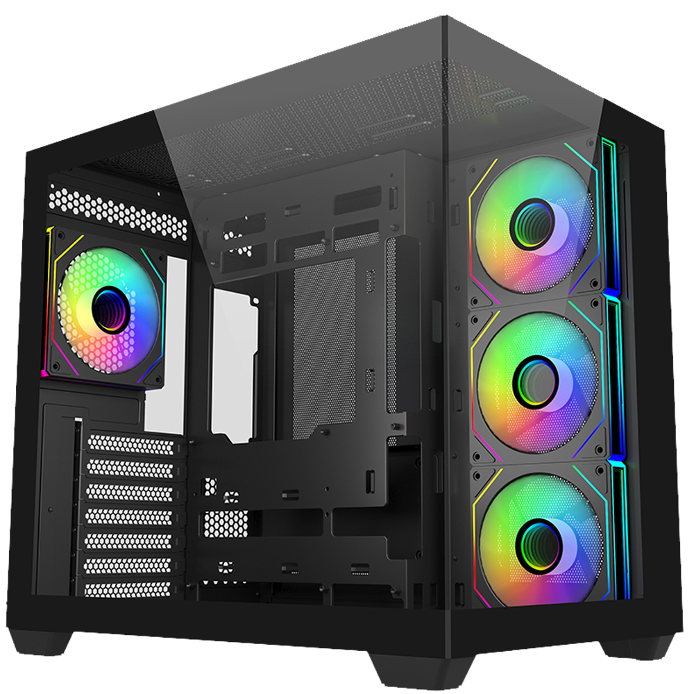 Cooler Master Elite 681 TG Siyah 850W 80+Gold Gen5 ARGB Mid Tower Kasa