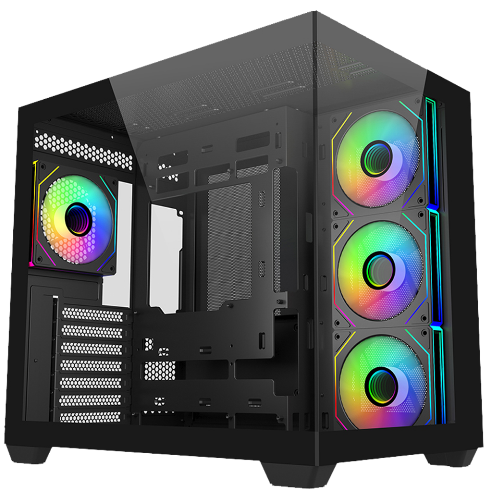 Cooler Master Elite 681 TG Siyah 850W 80+Gold Gen5 ARGB Mid Tower Kasa