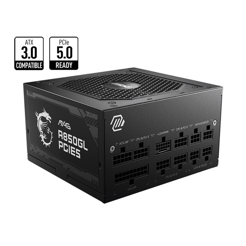 MSI MAG A850GL 850W 80+ Full Modular Gold Güç Kaynağı