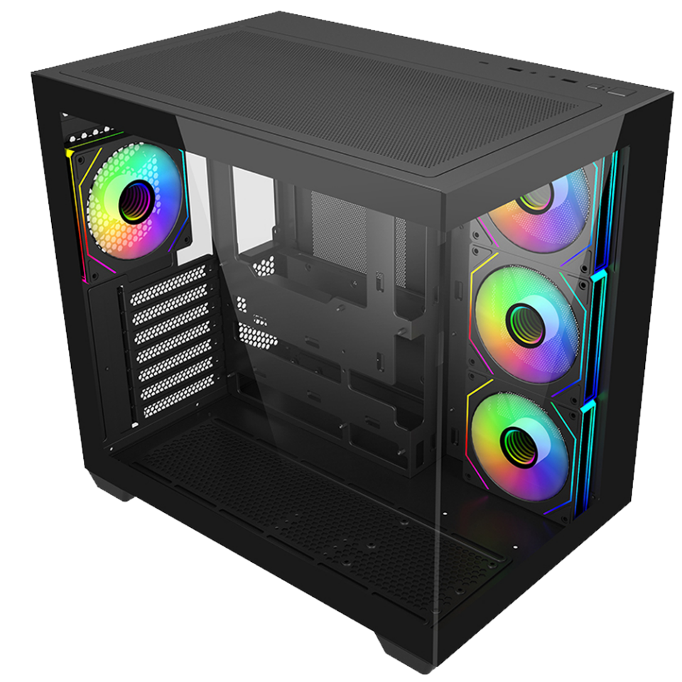 Cooler Master Elite 681 TG Siyah 850W 80+Gold Gen5 ARGB Mid Tower Kasa