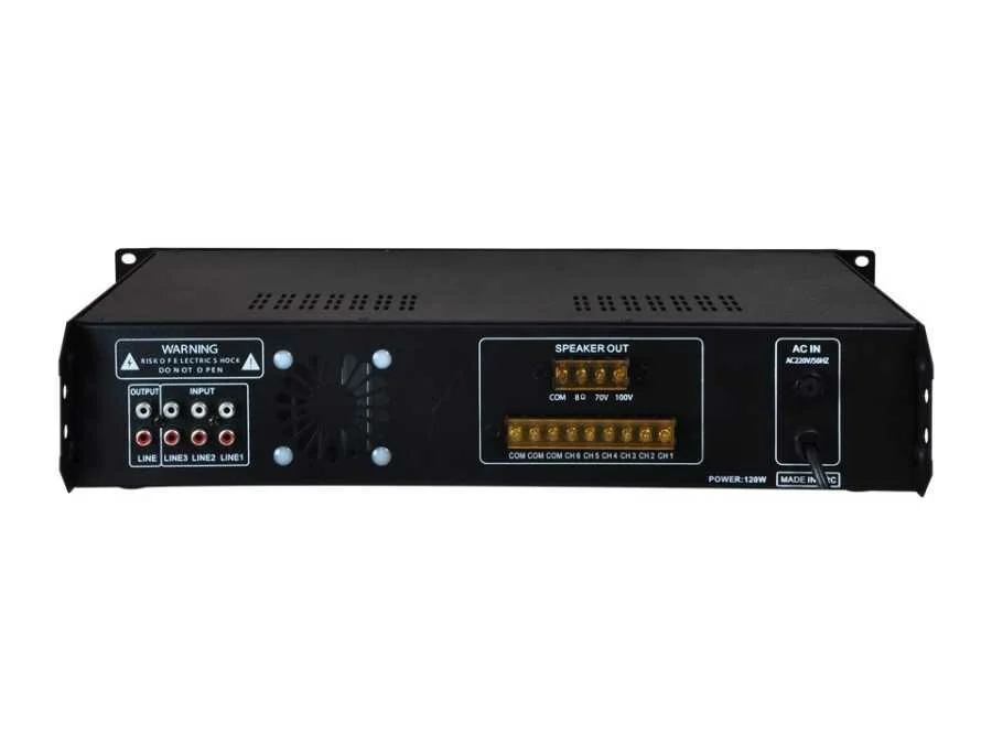 WESTA WM-2120U 120W 100V 6-bölgeli Mikser Amfi