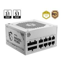 MSI MAG A850GL 850W 80+ Full Modular Gold Beyaz Güç Kaynağı