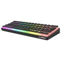 Rampage RADIANT K11 Siyah Type-C Bağlantılı RGB Puding Tuşlu US Layout Blue Switch Gaming Oyuncu Klavye