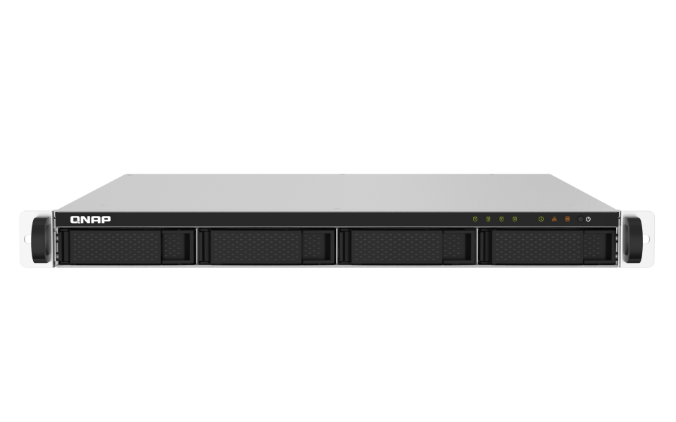QNAP 4diskli ARM QC AL324-2GB RAM-10GbE SFP+ Rack Nas Server Redundant Power TS-432PXU-RP