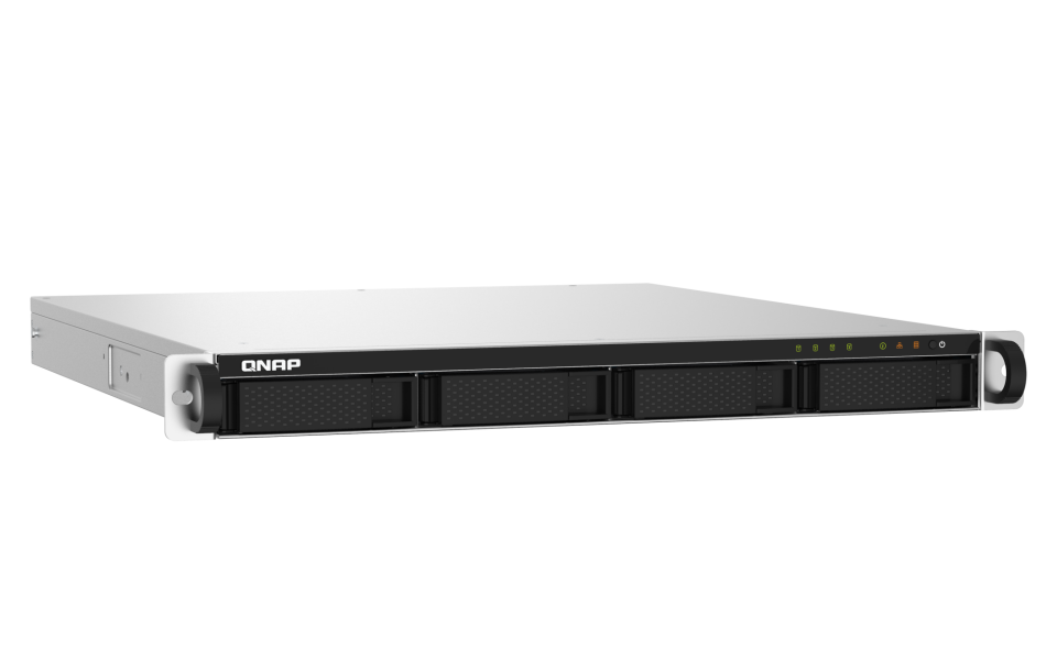 QNAP 4diskli ARM QC AL324-2GB RAM-10GbE SFP+ Rack Nas Server Redundant Power TS-432PXU-RP