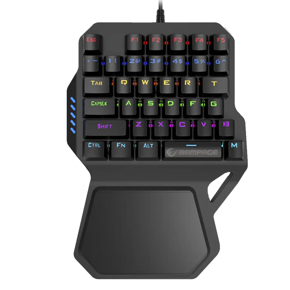 Rampage KB-R77 PALM USB Outemu Blue Switch Mekanik Mini Gaming Oyuncu Klavyesi