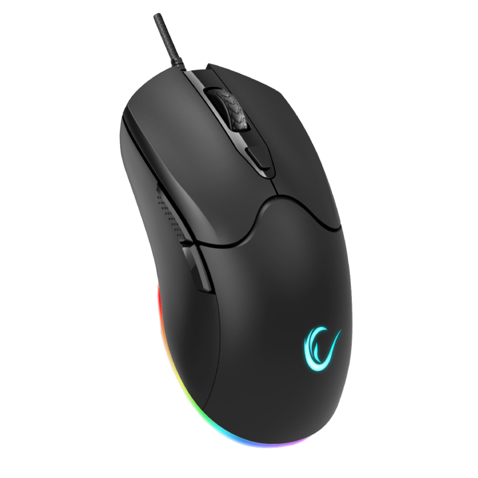 Rampage KM-9858 JAZZY V2 Siyah RGB Multmedia Klavye ve 12800DPI MouseGaming Set