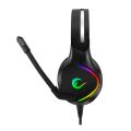 Rampage RM-K10 AMAZING Siyah USB 7.1 Noice Cancelling Mic RGB Ledli Gaming Oyuncu Mikrofonlu Kulaklık