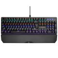 RAMPAGE KB-R86 UMBRA Siyah USB Rainbow Aydınlatmalı Red Switch US Layout English Mekanik Gaming Oyuncu Klavye