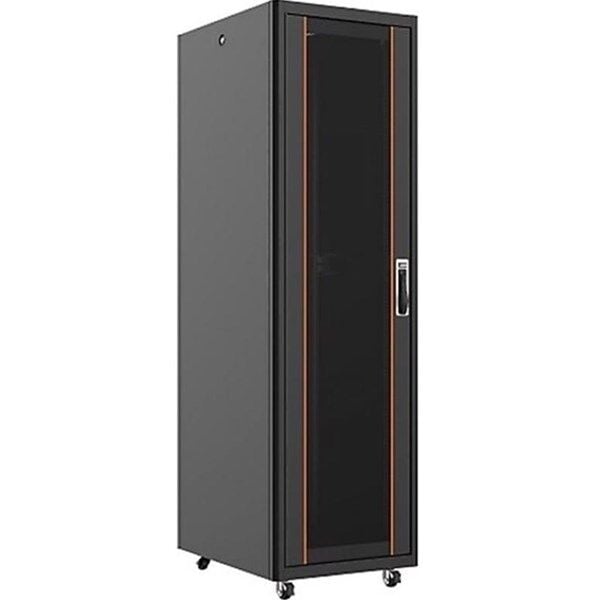 AGER 32U 600x600mm Dikili Tip Siyah Kabinet Vega AG-VB32U6060S1 Cam Kapak