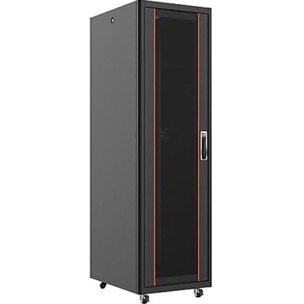 AGER 32U 600x600mm Dikili Tip Siyah Kabinet Vega AG-VB32U6060S1 Cam Kapak