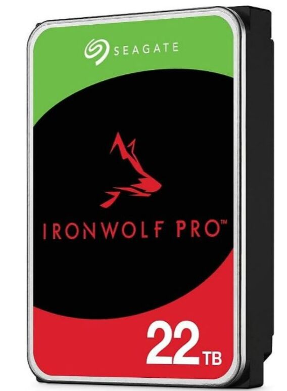 22 TB SEAGATE 3.5 IRONWOLF PRO SATA 7200RPM 512MB ST22000NT001